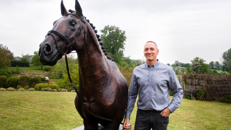 Francis Geeroms, l’art de figer les chevaux dans le bronze