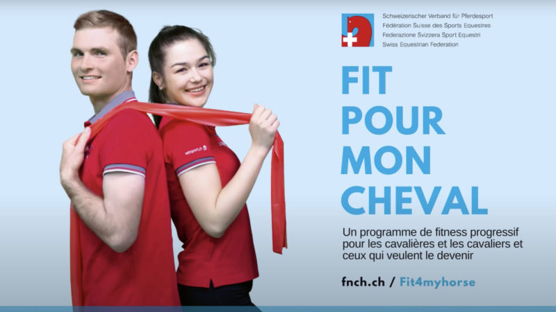 La Fédération suisse lance « Fit for my horse », un programme de fitness pour les cavaliers