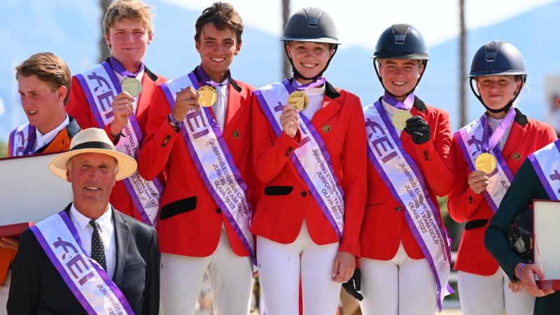 Jumping : les juniors belges à nouveau champions d’Europe à Oliva !