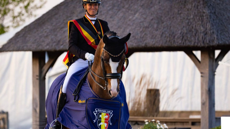 Triplé pour Larissa Pauluis au championnat de Belgique de dressage !