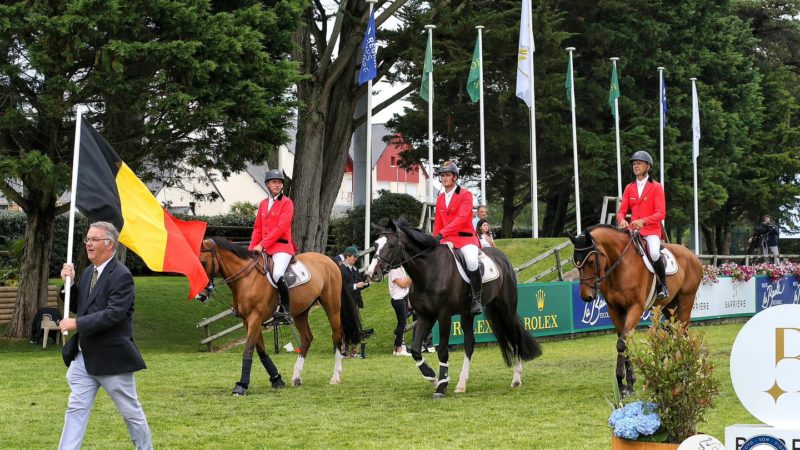 La Belgique sur le podium de la Coupe des nations à La Baule