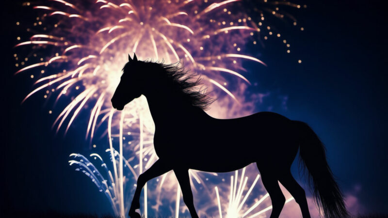 Chevaux et feux d’artifice : les bons gestes à adopter