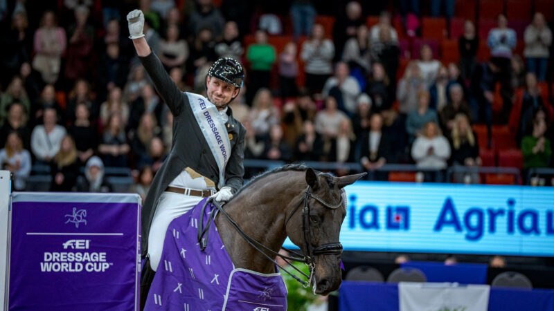 Domien Michiels remporte sa première Coupe du monde de dressage à Göteborg !